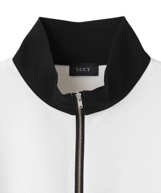 WEGO ドルマンポンチハーフZIPT（LS） ホワイト