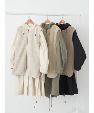 earth music&ecology マルチｗａｙモッズコート Ivory