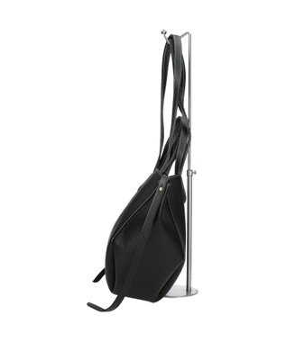 INTER-CHAUSSURES 【ANDREA CARDONE】センターシームレザーハンドバッグ ブラック