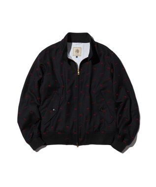 J.PRESS MEN エンブロイダリーゴルフジャケット ネイビー系