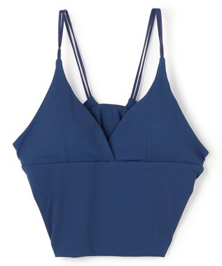 uncrave 【DAWN×uncrave】 CUP IN BRA TOP DOUBLE ブルー