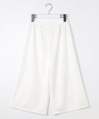 J.PRESS LADIES 【WEB限定カラーあり・洗える】トリコットジャージー フレアーパンツ ホワイト系