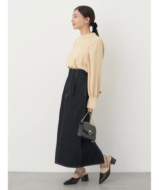 earth music&ecology デニムナロースカート Indigo