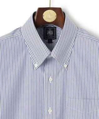 J.PRESS MEN 【WEB・一部店舗限定】オルタネートストライプ 半袖シャツ/B.D ブルー系1