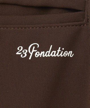 23区GOLF 【23Fondation/WOMEN】ストレッチポンチタック キュロット ダークブラウン系