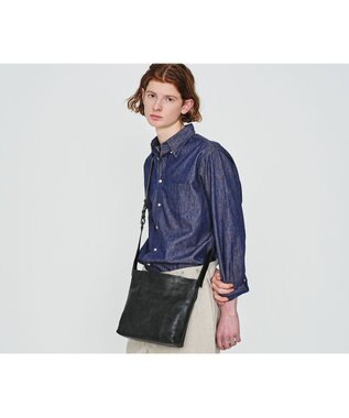 genten ルヴィド ショルダーバッグ ダークグレー