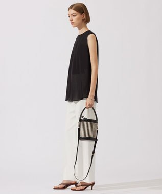 ICB 【洗える・接触冷感・UVケア】３WAYセットブラウス ブラック系