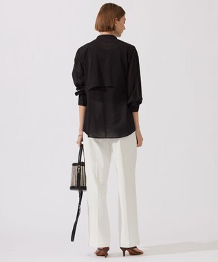 ICB 【洗える・接触冷感・UVケア】３WAYセットブラウス ブラック系