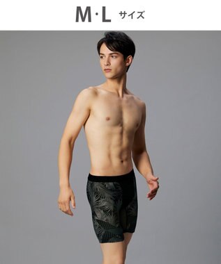 WACOAL MEN ボクサーパンツ【CROSSWALKER】はいて歩いてカロリー消費アップをめざそう！ムレ軽減設計 前開き スパッツ ロング丈 GX6007 /ブロス バイ ワコールメン ダークブラウン