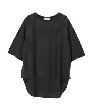 Green Parks ＳＥＴ２点　メッシュベスト＋半袖カットチュニック Gray