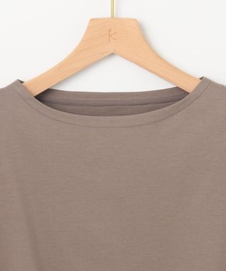 組曲 L 【接触冷感】コンビネーションポンチデザイン カットソー カーキ系