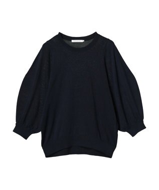 AMERICAN HOLIC ドルマンハイゲージニットプルオーバー Navy