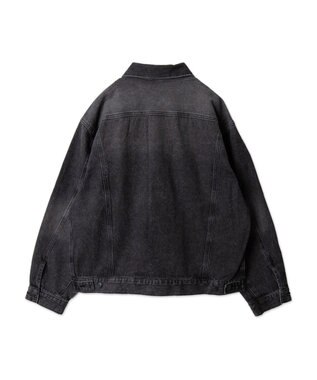 WEGO 【ユニセックス着用ITEM】BIGデニムジャケット デニムブラックソノタ