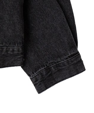WEGO 【ユニセックス着用ITEM】BIGデニムジャケット デニムブラックソノタ