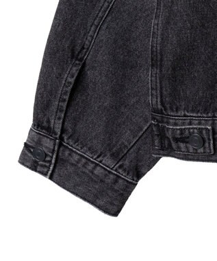 WEGO 【ユニセックス着用ITEM】BIGデニムジャケット デニムブラックソノタ