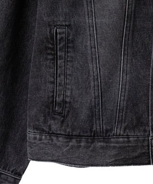 WEGO 【ユニセックス着用ITEM】BIGデニムジャケット デニムブラックソノタ