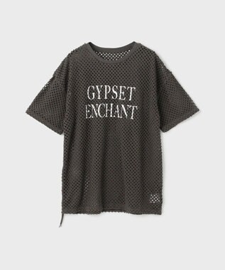 GRACE CONTINENTAL クラッシュロゴTシャツ チャコール