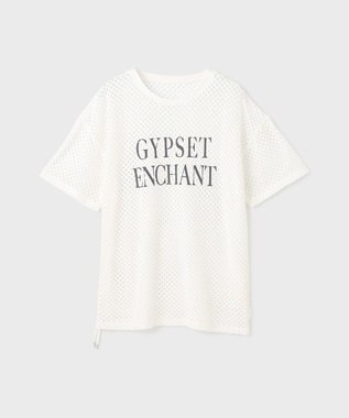 GRACE CONTINENTAL クラッシュロゴTシャツ ホワイト