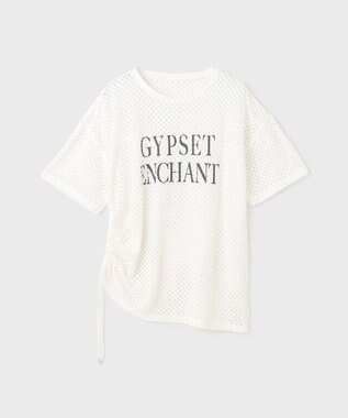 GRACE CONTINENTAL クラッシュロゴTシャツ ホワイト