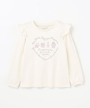 ANY KIDS 【WEB限定】7daysプリントTシャツ エクリュ×コスメ