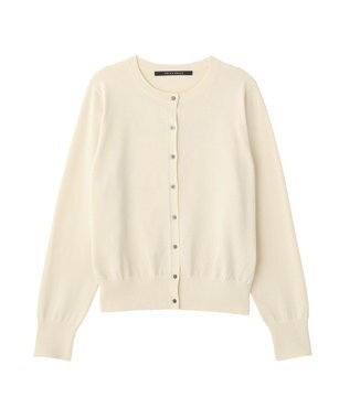 YECCA VECCA 【UVカット】クルーネックカーディガン Ivory
