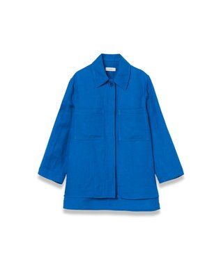 JOSEPH ヴィスコースリネン　シャツ Siam Blue