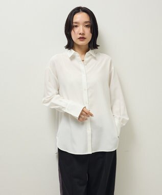 Green Parks レギュラーカラーインナーシャツ Off White