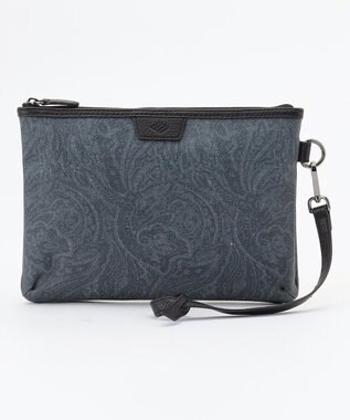 JOSEPH ABBOUD 【軽量/バッグINバッグ付き】ペイズリージャカードトート ネイビー系