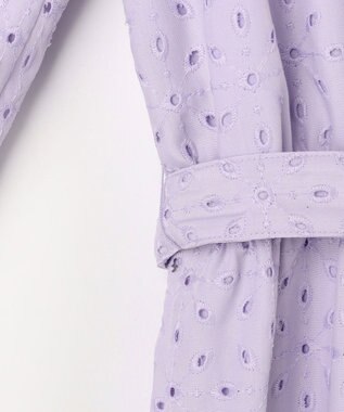 ANY SIS エンブロイダリー ワンピース ラベンダー