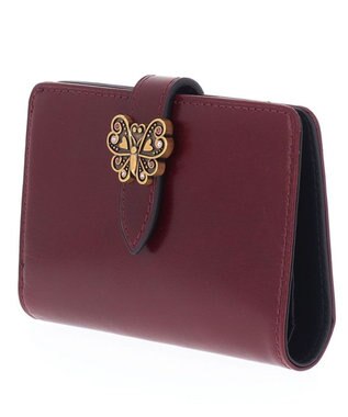 ANNA SUI ロジェ 内ファスナーミニ財布 ワイン