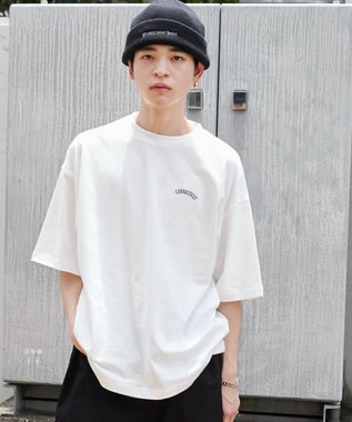 WEGO 【ユニセックス着用ITEM】ストレートロゴプリントT（SS） ホワイト