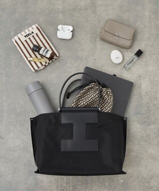 IACUCCI ソルベット M NYLON/RUGA ブラック