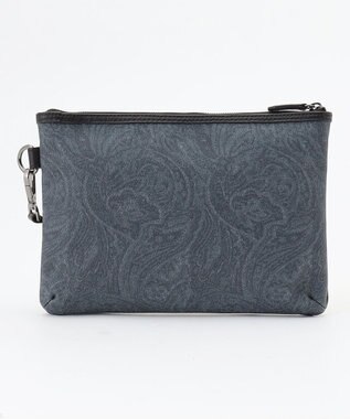 JOSEPH ABBOUD 【軽量/バッグINバッグ付き】ペイズリージャカードトート ネイビー系