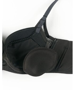 WACOAL WEB限定 ブラジャー 【ハグするブラ】 体温を感知してカラダになじむ 谷間メイク 脇高設計 Gカップまで対応 大きいサイズ レディース BMM700 /ワコール ブラック