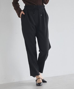 earth music&ecology ＴＲテーパードパンツ Black