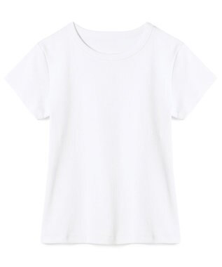 Chacott ソフトリブTシャツ ホワイト