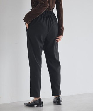 earth music&ecology ＴＲテーパードパンツ Black