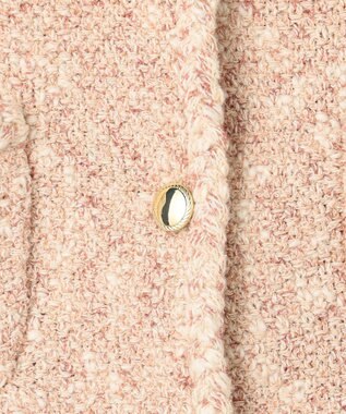 TOCCA TWEEDY MAZE ニットジャケット ピンク系
