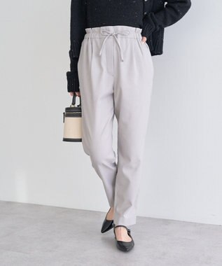 earth music&ecology ＴＲテーパードパンツ Gray Beige