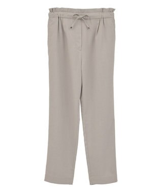 earth music&ecology ＴＲテーパードパンツ Gray Beige