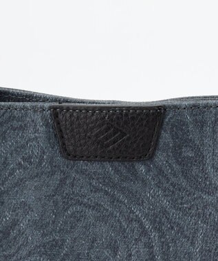 JOSEPH ABBOUD 【軽量/バッグINバッグ付き】ペイズリージャカードトート ネイビー系