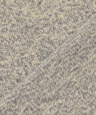 組曲 コットンカシミヤMIX クルーネックニット ライトグレー系1