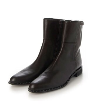 MODE ET JACOMO <MODE ET JACOMO>ストレッチショートブーツ ブラウン