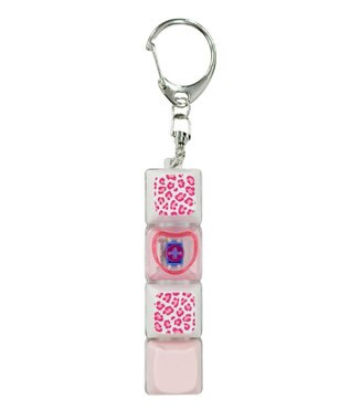 WEGO レオパードキーキーホルダー ピンク