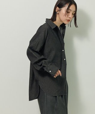 Green Parks デニムシャツ Black