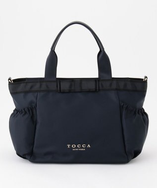 DUAL RIBBON NYLON TOTE L トートバッグ L / TOCCA | ファッション通販