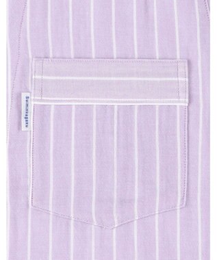 ワコール／睡眠科学 パジャマ 長袖 長ズボン 綿100%(本体) 二重ガーゼ 通気性 上下セット 前開き YDX570 睡眠科学／ワコール パープル