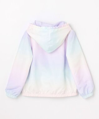 ANY KIDS 【フード取り外し/洗濯機可能】撥水加工リバーシブルゾン レインボー