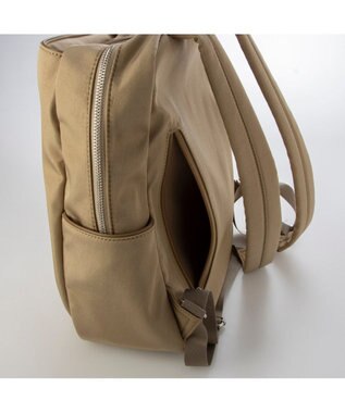 UNBILLION カシュカシュ cachecache / ワッシャーナイロンリュック ベージュ