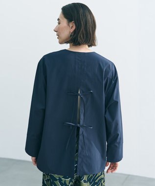 UNFILO 【WEB限定カラー】バックリボン イージーケアシャツ